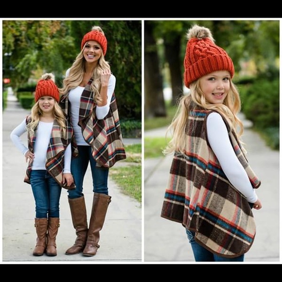 Checkered cover-up 🍁🍂 - Picture 1 of 5